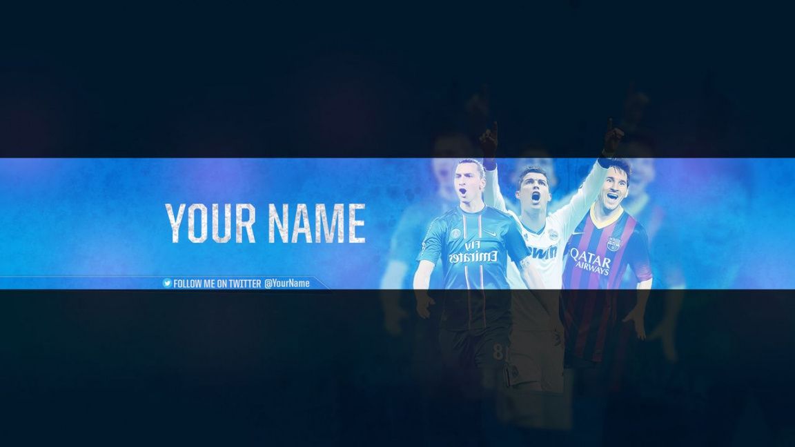 printable 11 youtube banner template psd images  youtube banner size football banner template doc
