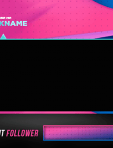 Printable 15 Twitch Banner Psd Images Twitch Overlay Template Live ...