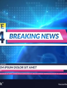 printable breaking news tv reporting screen banner template vector image news banner template doc