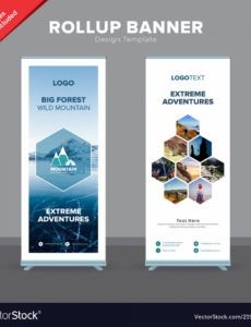 printable creative rollup banner design template royalty free vector roll up banner design template pdf