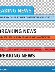 printable lower third template set of tv news bar  news banner for news banner template pdf