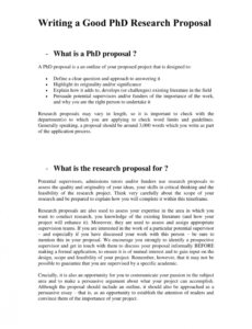 printable pdf writing a good phd research proposal phd research proposal template word