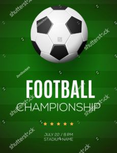 printable vector de stock libre de regalías sobre vector football football banner template pdf