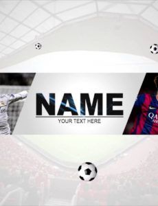 sample free soccer youtube banner 22 │by lastzak soccer banner template excel