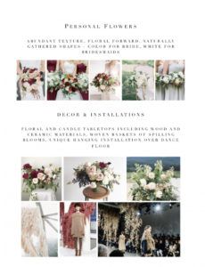 sample how to create beautiful concise client proposals wedding flower proposal template pdf