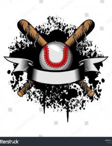 vector de stock libre de regalías sobre baseball team logo baseball banner template example