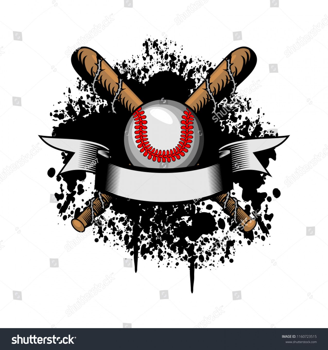 vector de stock libre de regalías sobre baseball team logo baseball banner template example