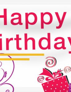 editable birthday banners  design a custom birthday banner today  banners first birthday photo banner template pdf