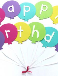 happy birthday banner diy template  balloon birthday banner first birthday photo banner template