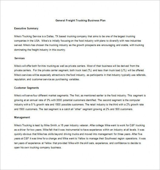 Taxi business plan template pdf image