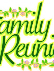 editable background family reunion banner  kumpulan contoh spanduk family reunion banner template doc