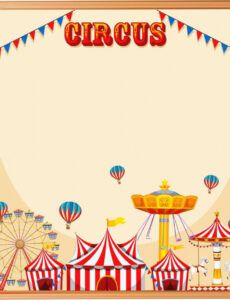 editable blank circus template frame 695855 vector art at vecteezy circus banner template