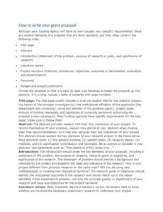 printable 40 grant proposal templates nsf nonprofit research narrative proposal template pdf
