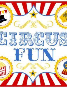 printable carnival signs template  clipart best circus banner template