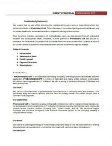 printable proposal contract templates  8 free word pdf format proposal contract template word