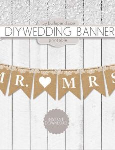 printable wedding banner template  21 free psd ai vector eps bridal shower banner template excel