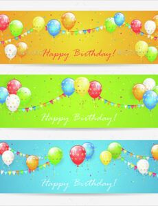 sample birthday banner template  22 free psd ai vector eps party banner template excel