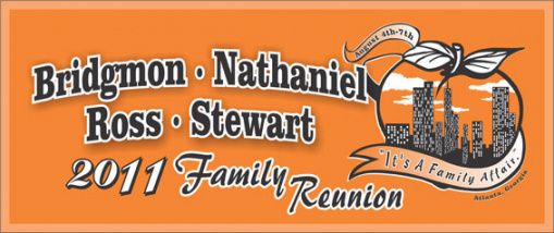 sample custom printed outdoor banners  family reunion stuff family reunion banner template example