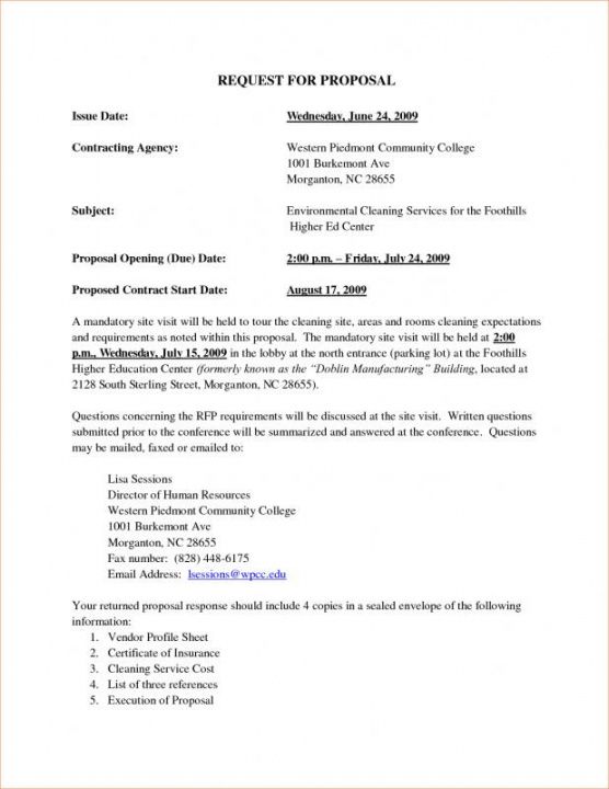 sample proposal for services  template business federal government proposal template example