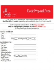 editable free 45 proposal form templates in pdf  ms word  excel event planner proposal template example