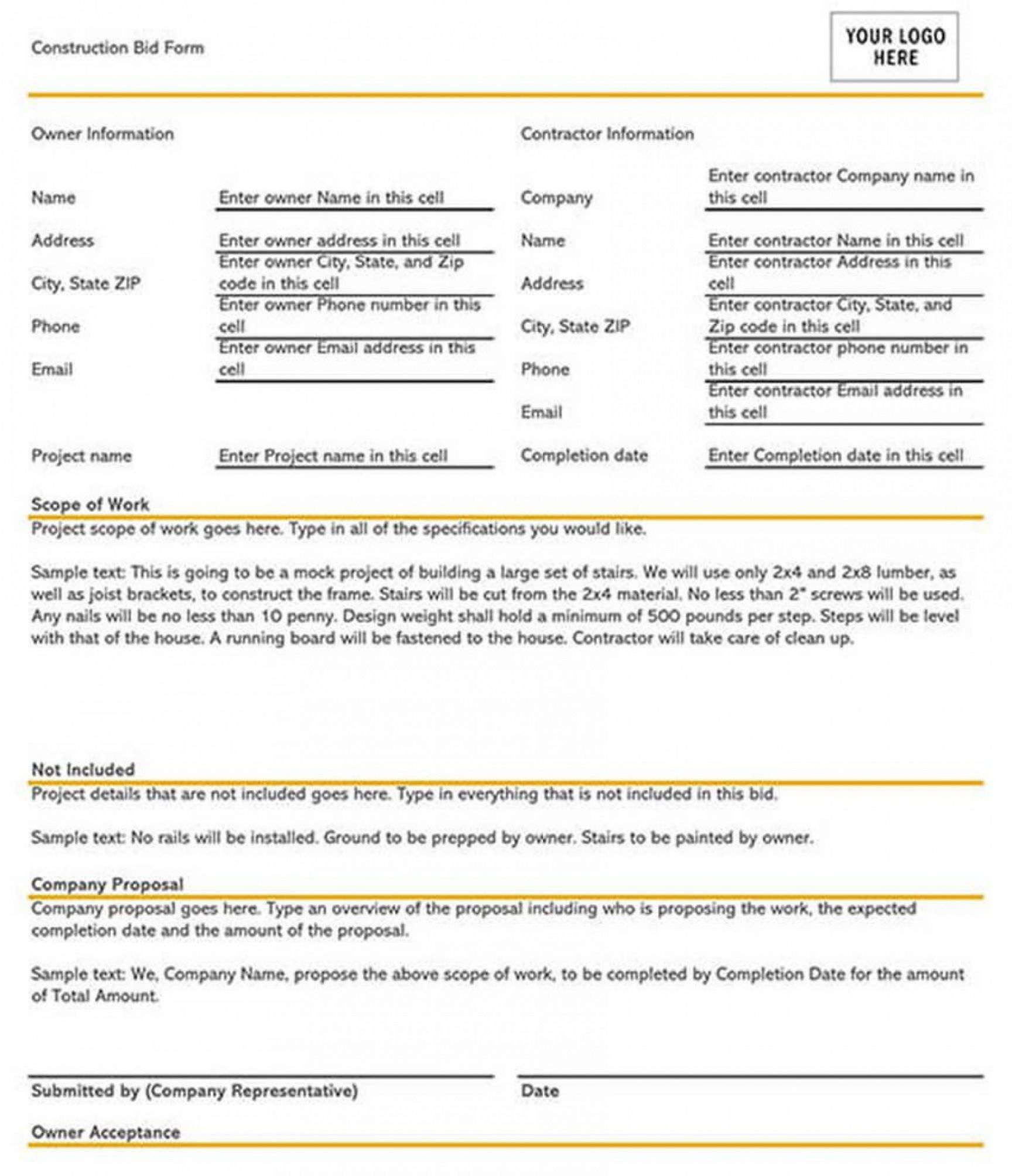 editable lawn care bid proposal template database maintenance proposal template doc