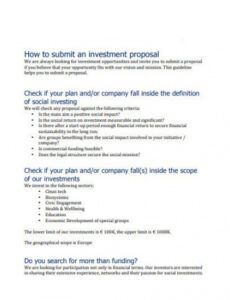 free 11 investment opportunity proposal templates in doc  pdf sample investment proposal template