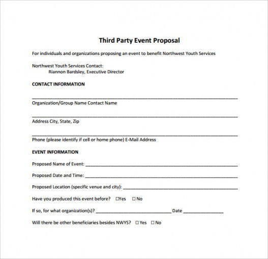 free 25 sample event proposal templates  psd pdf word event planner proposal template doc