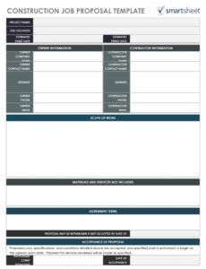 free 43 best job proposal templates free download  templatelab template for job proposal