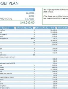 free marketing event budget template excel budget proposal template for an event doc