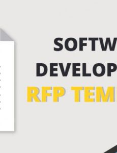how to write an rfp and rfp template for software software proposal document template