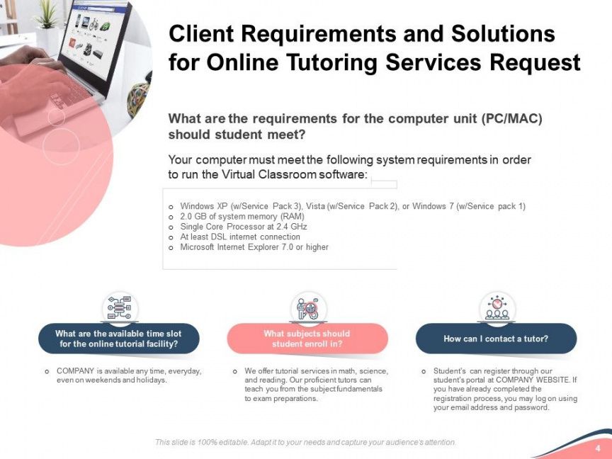 online tutoring services request for proposal powerpoint tutoring proposal template example