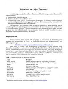 printable 21 simple project proposal templates  pdf word  free proposal project template example