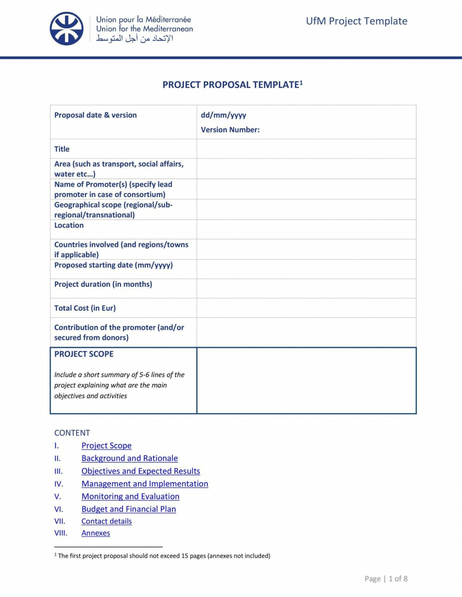 Sample 43 Professional Project Proposal Templates Templatelab Generic ...