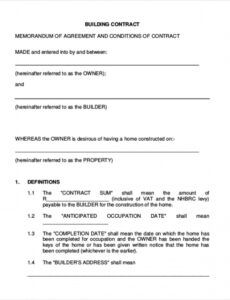 Demolition Proposal Template