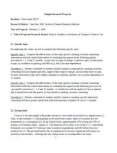 10 best medical proposal templates  google docs word medical research proposal template word