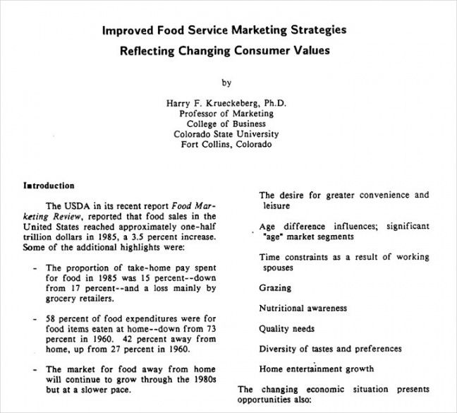 10 marketing proposals for a restaurant cafe and bakery food service proposal template example