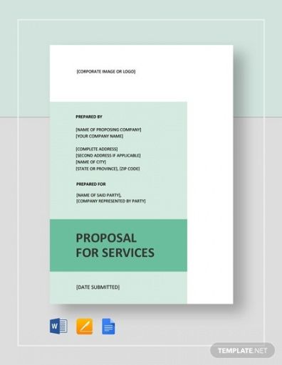 10 service proposal templates in google docs  word publisher proposal template