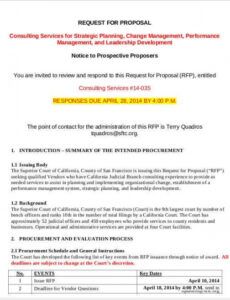 14 request for proposal templates  free sample example request for proposal software template pdf