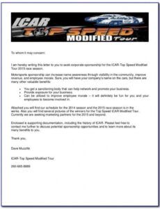 dirt racing sponsorship proposal template racing sponsor proposal template excel