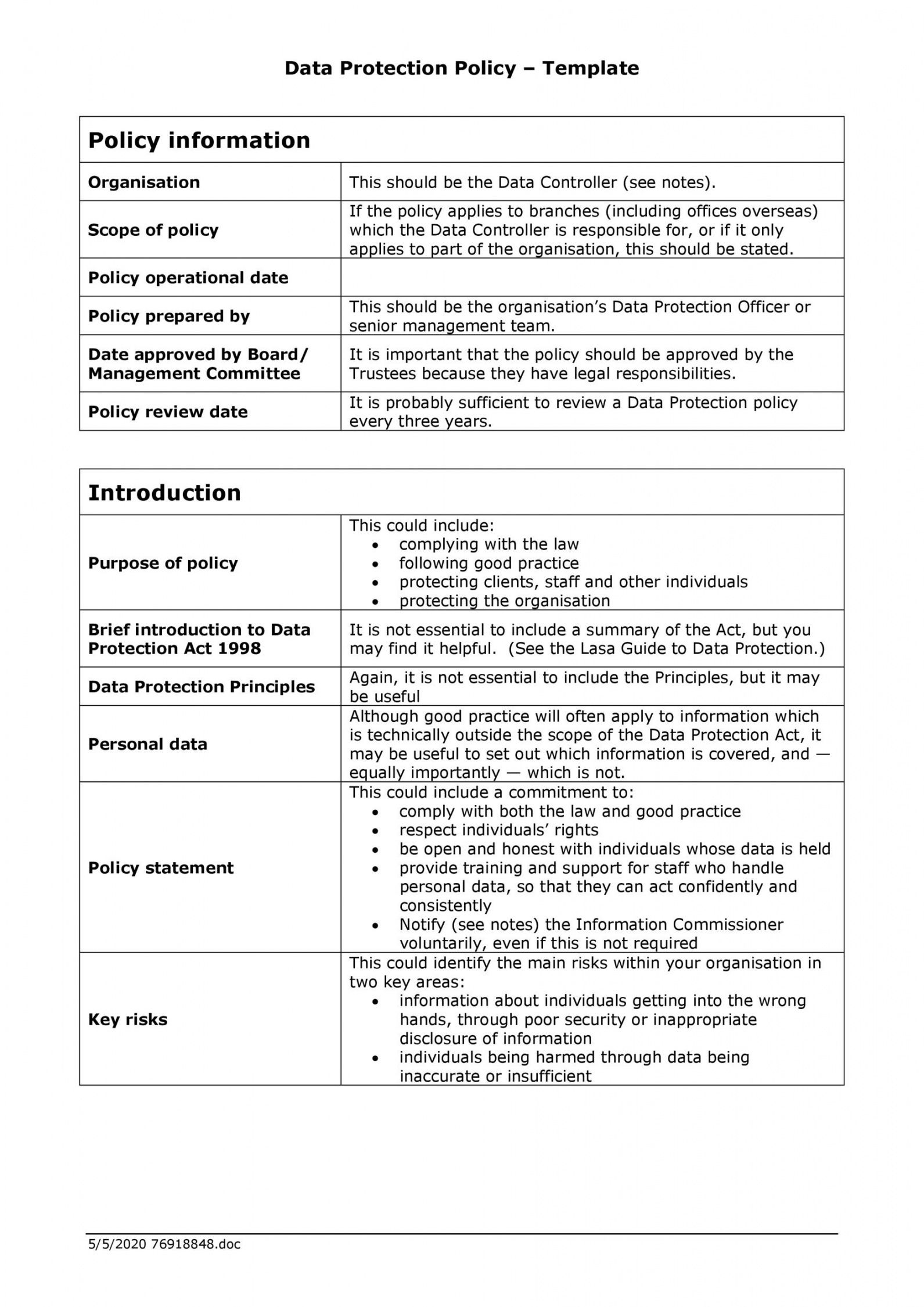 editable 42 information security policy templates cyber security proposal for policy change template word