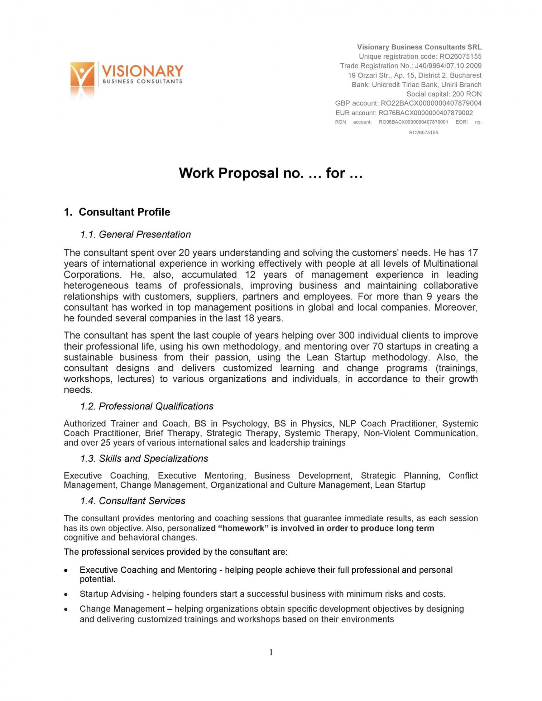 editable 43 best job proposal templates free download  templatelab position proposal template example