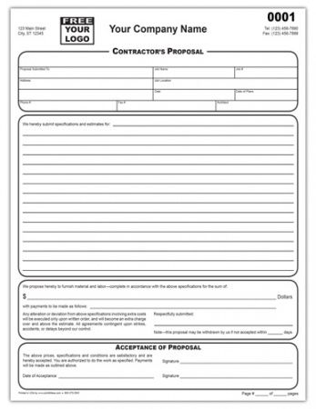 editable contractor proposal template  edit &amp; download  bonsai contractor proposal form template doc