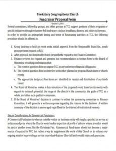 free 9 fundraising proposal examples in ms word  pdf  pages church proposal template pdf