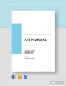 free art proposal template  7 free word pdf format download publisher proposal template excel