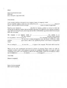 Business Proposal Cover Letter Template