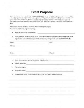 free event proposal template doc sample &amp; examples movie proposal template