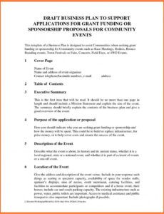 free event sponsorship proposal template foundation proposal template doc