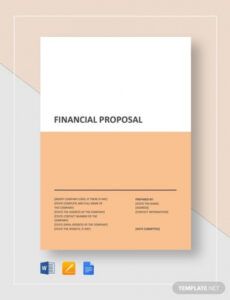 printable 9 financial proposal templates in google docs  word publisher proposal template