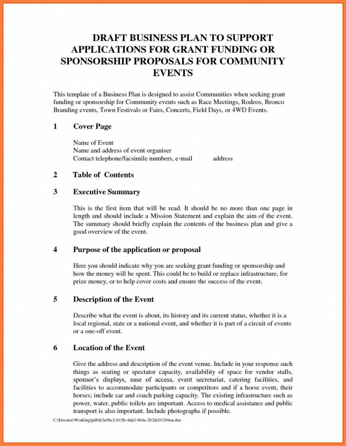 Printable Event Sponsorship Proposal Template Customer Proposal Printable Event Sponsorship Proposal Template Customer Proposal