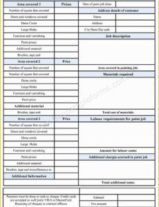 printable free painting proposal template download of painters paint proposal template doc